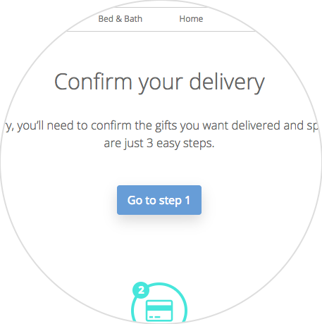 Confirm gifts